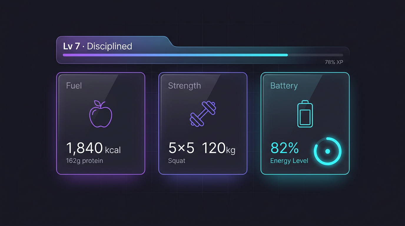The SuperMe character sheet